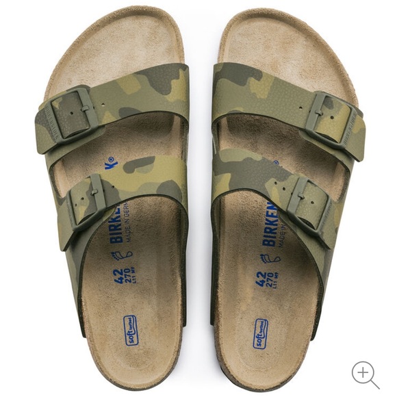 Birkenstock Shoes - Birkenstock Desert Soil Camo Green
